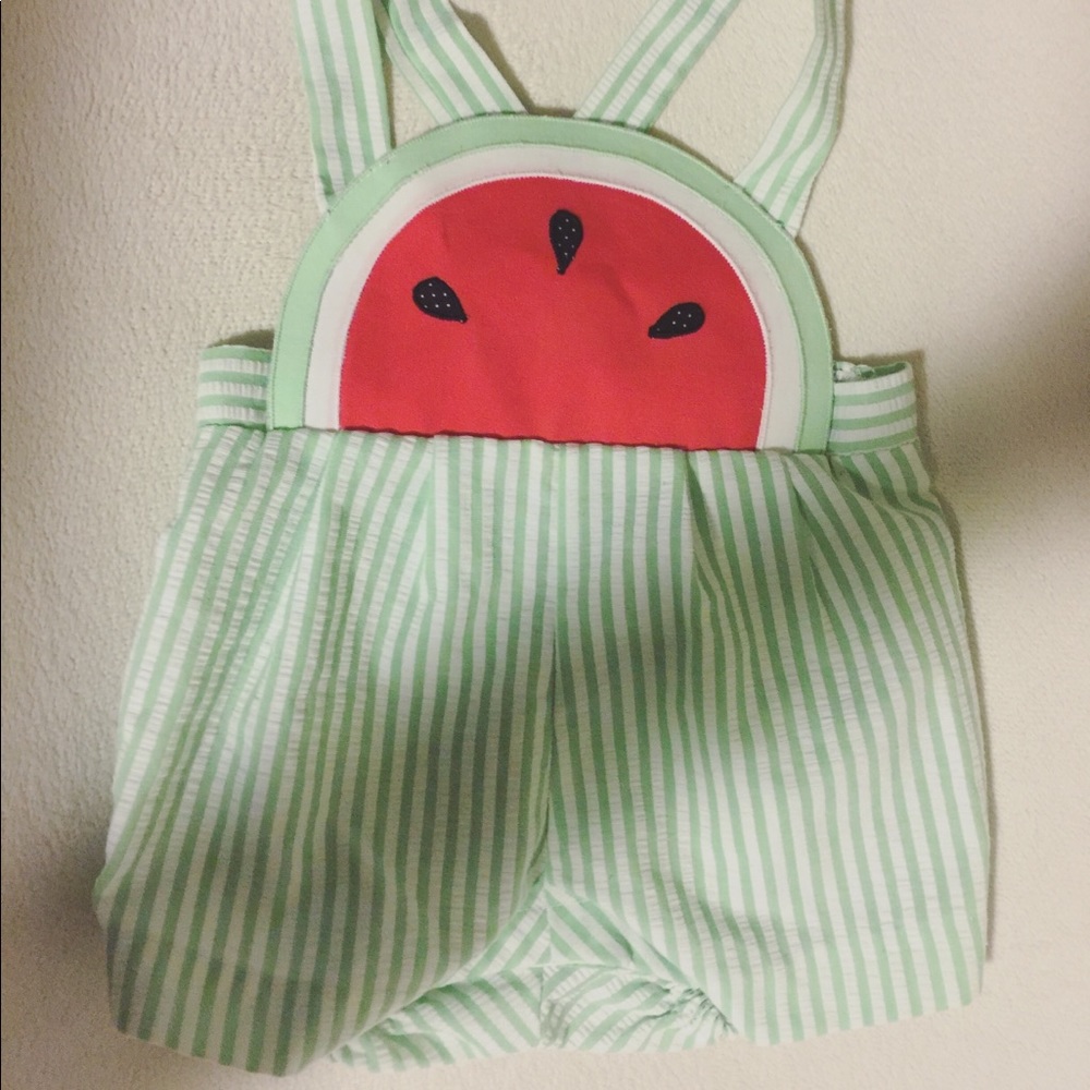 vintage watermelon romper